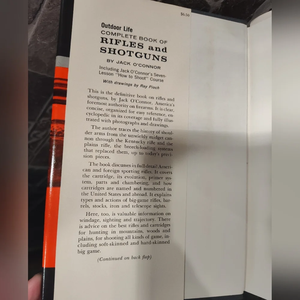 Complete Book of Rifles and Shotguns by Jack O'Connor For Outdoor Life